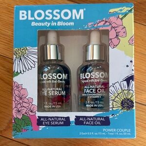 Blossom All-Natural Eye Serum and Face Oil Set